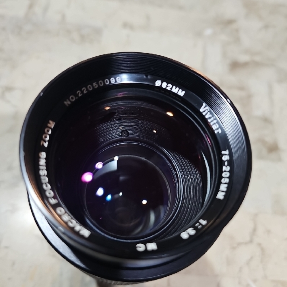 Vivitar 75-205mm f3.8 Macro Focusing Auto Zoom Lens Minolta, Nikon Camera‎